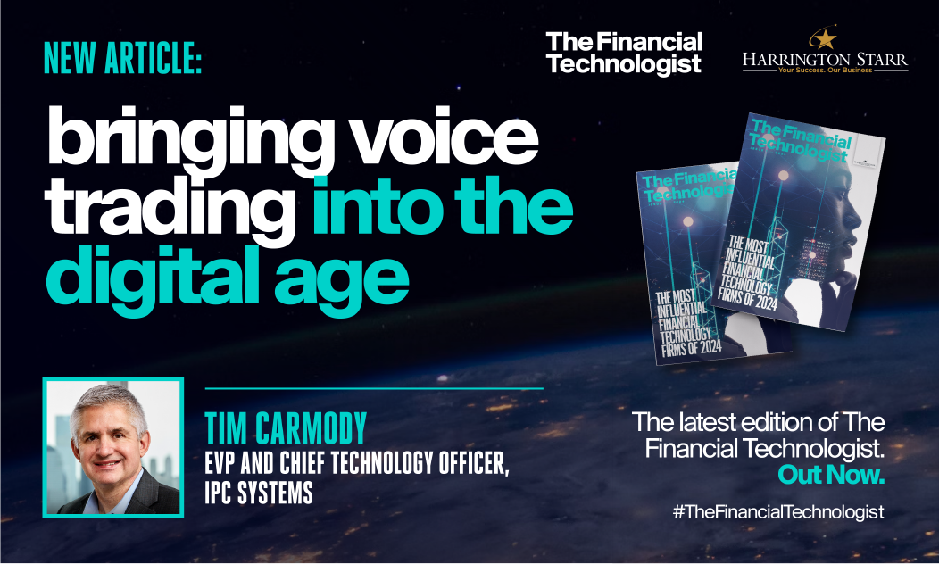 Bringing Voice Trading Into The Digital Age | The Financial Technologist