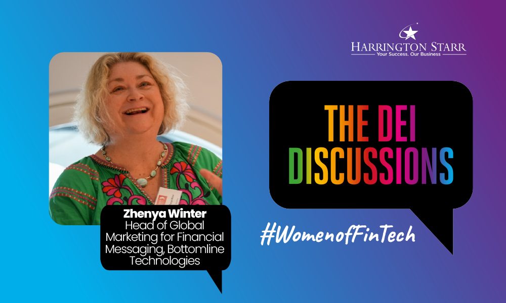 FinTech's DEI Discussions #WomenofFinTech | Zhenya Winter at Bottomline Technologies