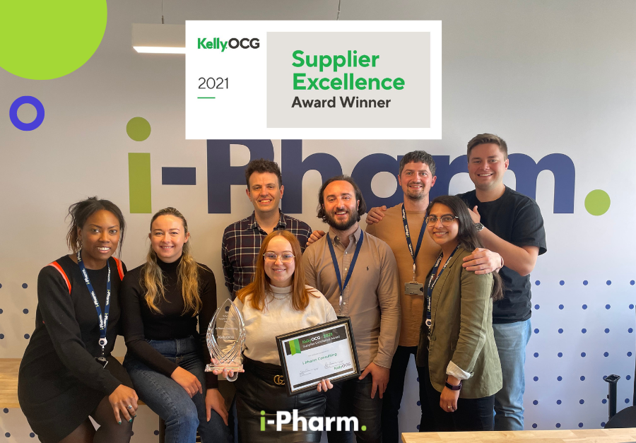 i-Pharm Consulting earns Supplier Excellence Award from KellyOCG for the 4th year in a row