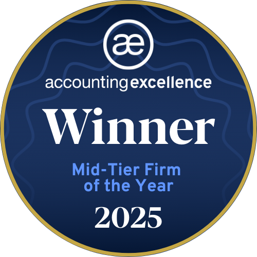 accounting excellence 2025 winner