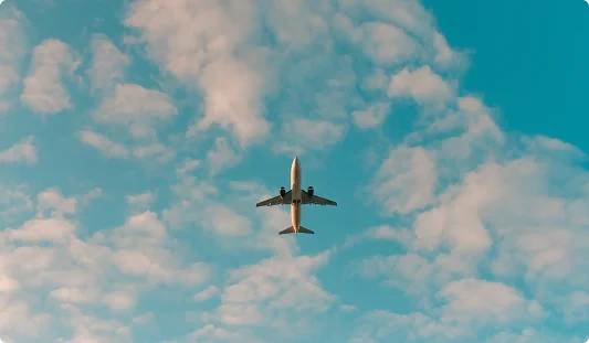 aeroplane from below