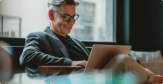 man on laptop