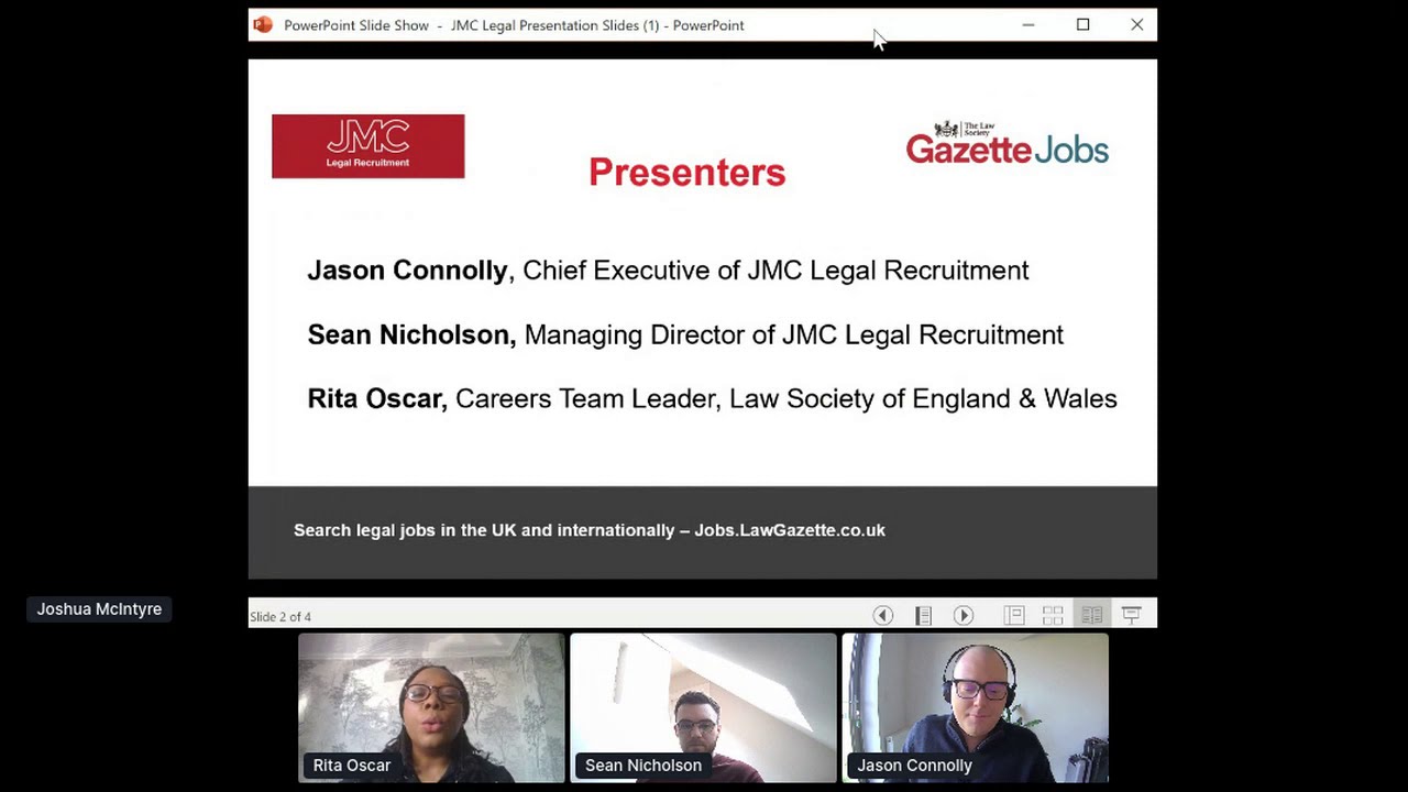 Career planning for 2021: live career Q&A with JMC Legal Recruitment