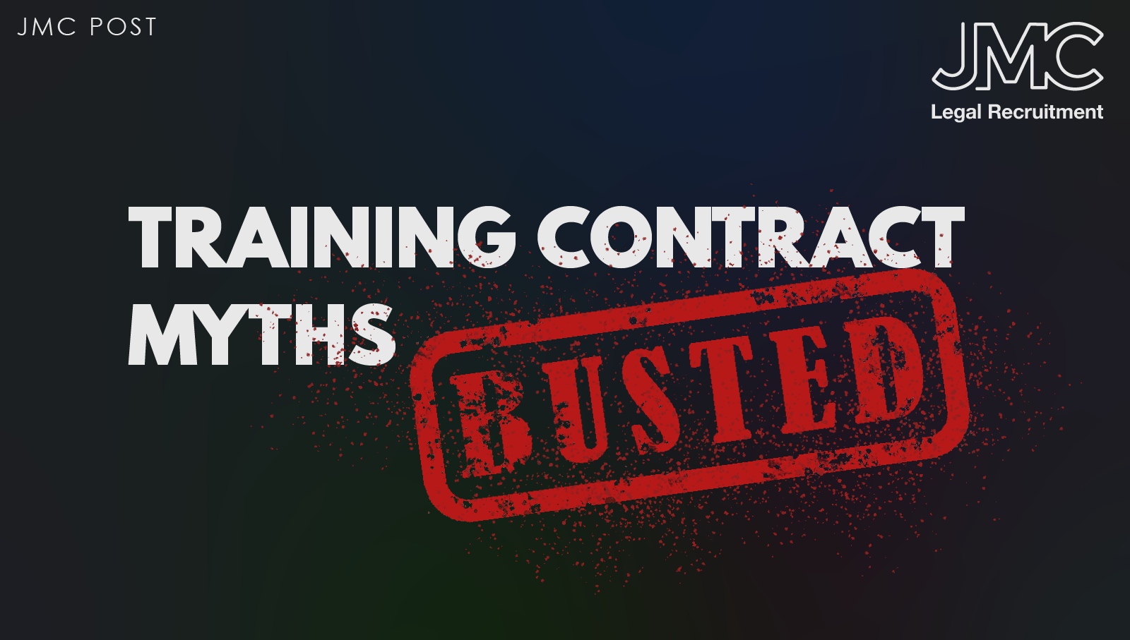 Training Contract Myths – Busted