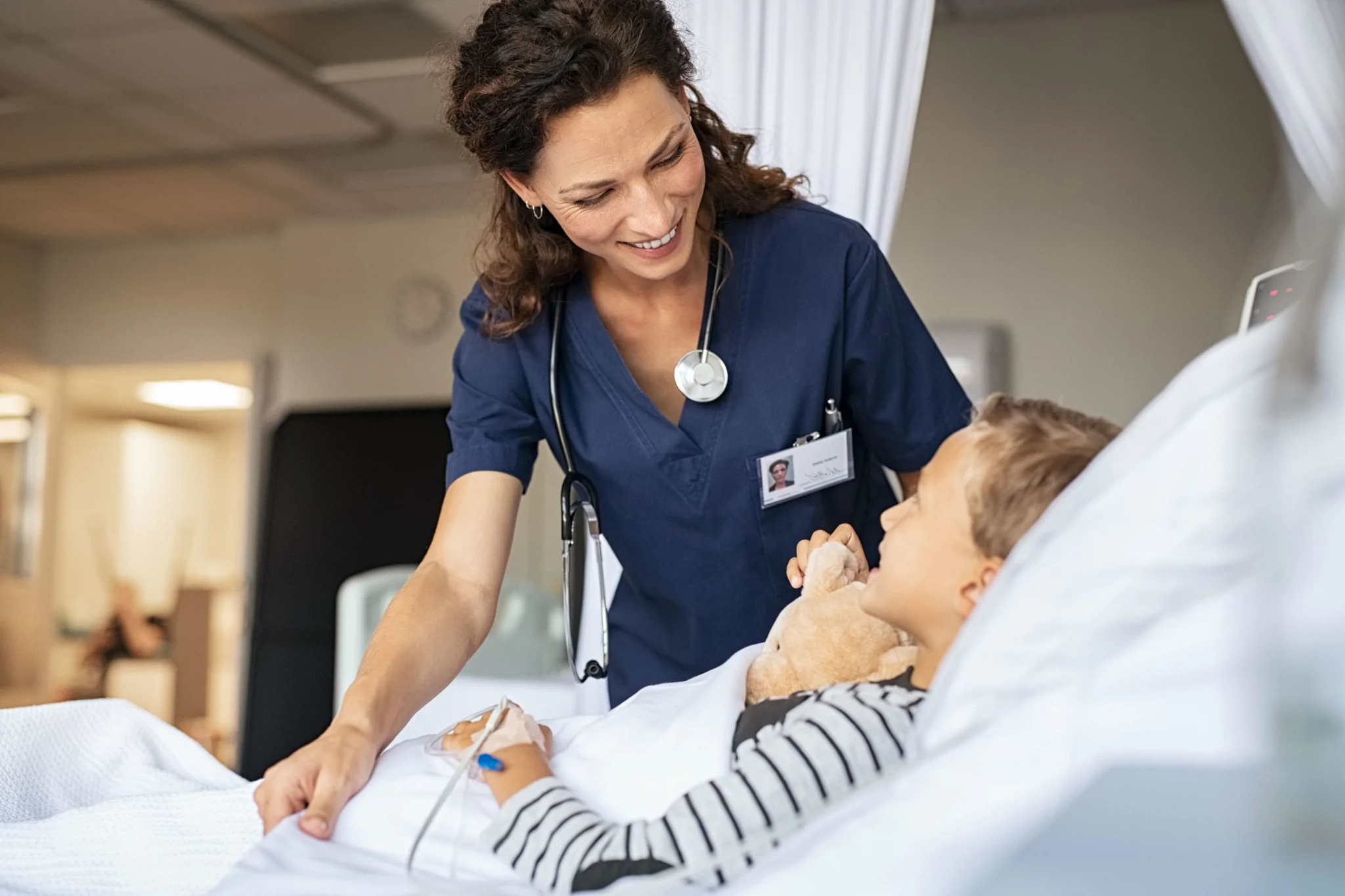 nurse-helping-a-child-in-a-hospital