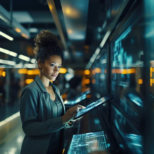 datacentres recruitment woman at work