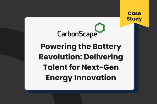 Powering the Battery Revolution: Delivering Talent for Next-Gen Energy Innovation