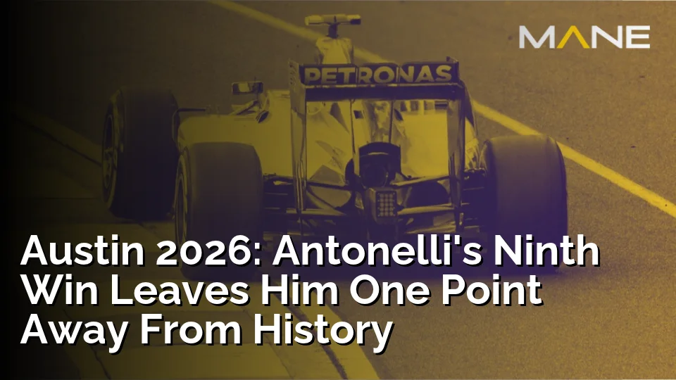 Austin 2026: Antonelli's Ninth Win Leaves Him One Point Away From History
