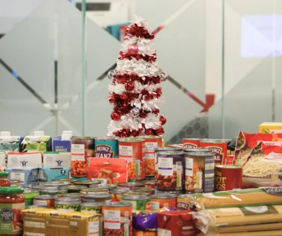 Mane food bank collection christmas