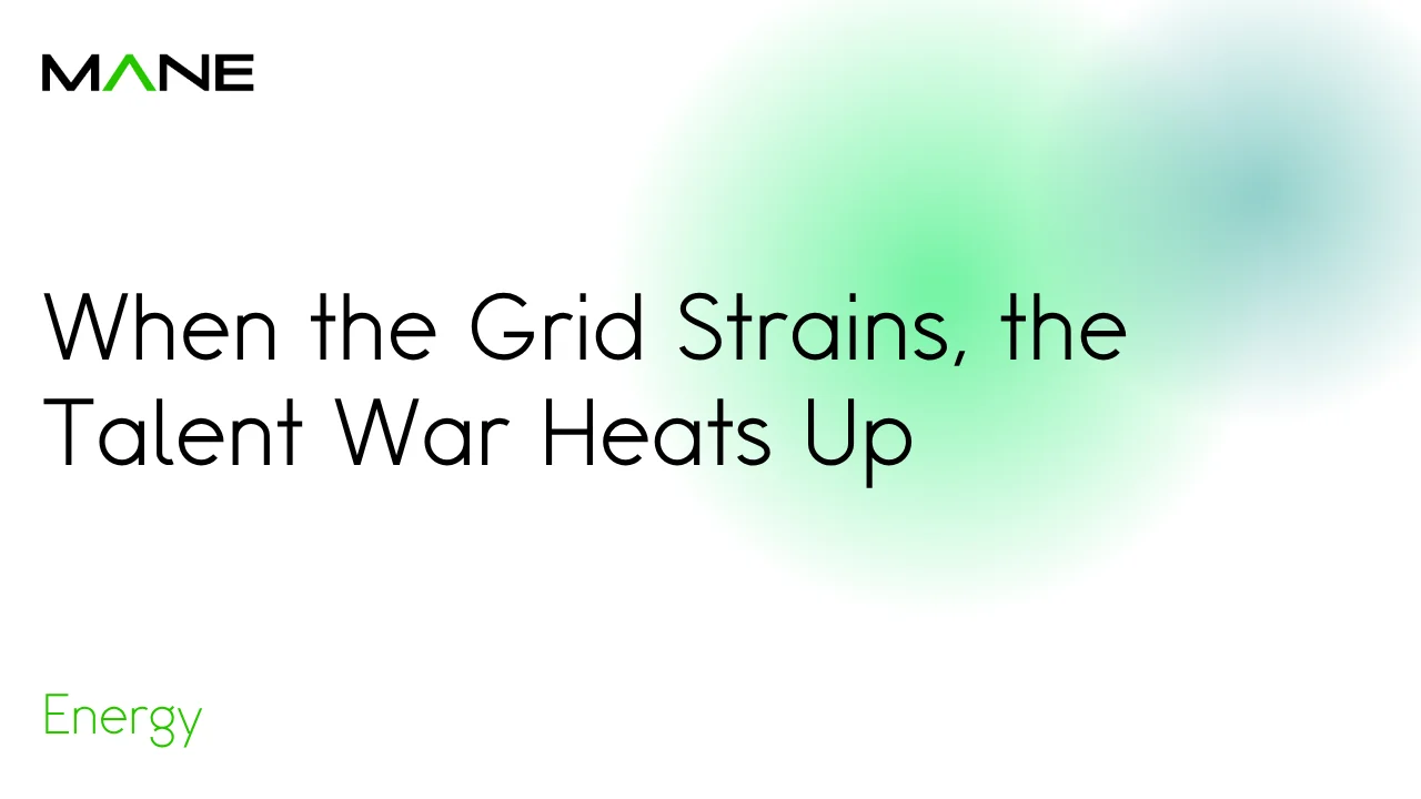 When the Grid Strains, the Talent War Heats Up