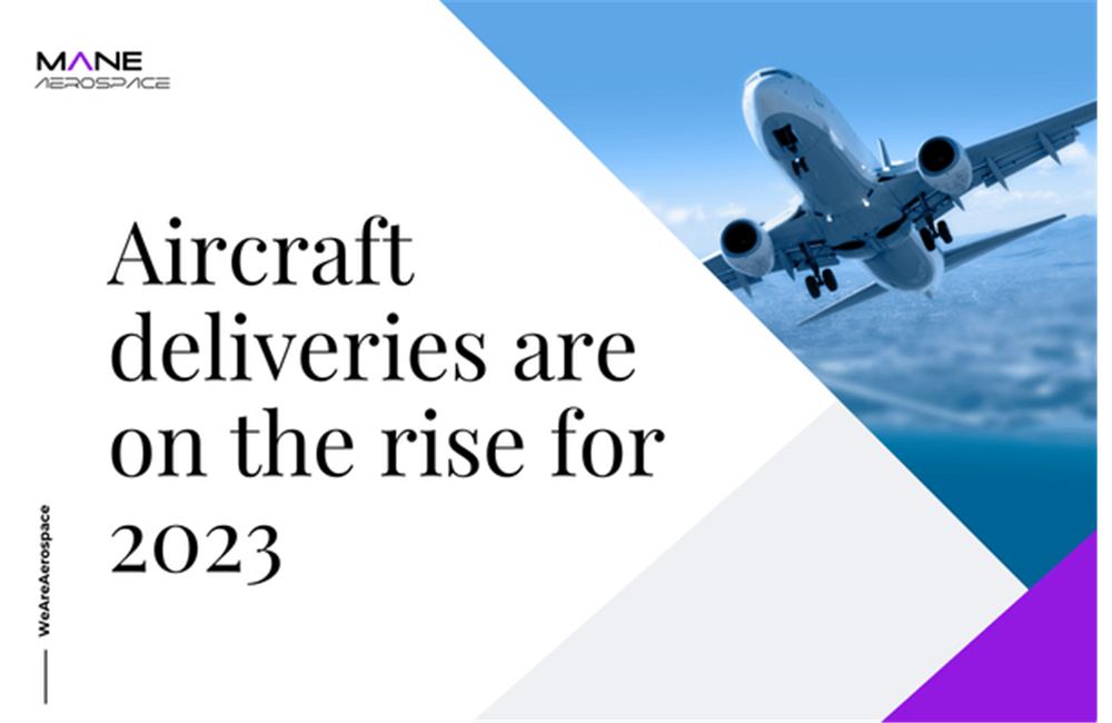 Aircraft deliveries are on the rise for 2023