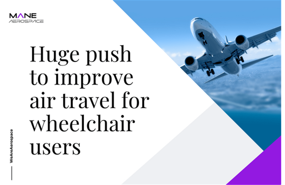Huge push to improve air travel for wheelchair users