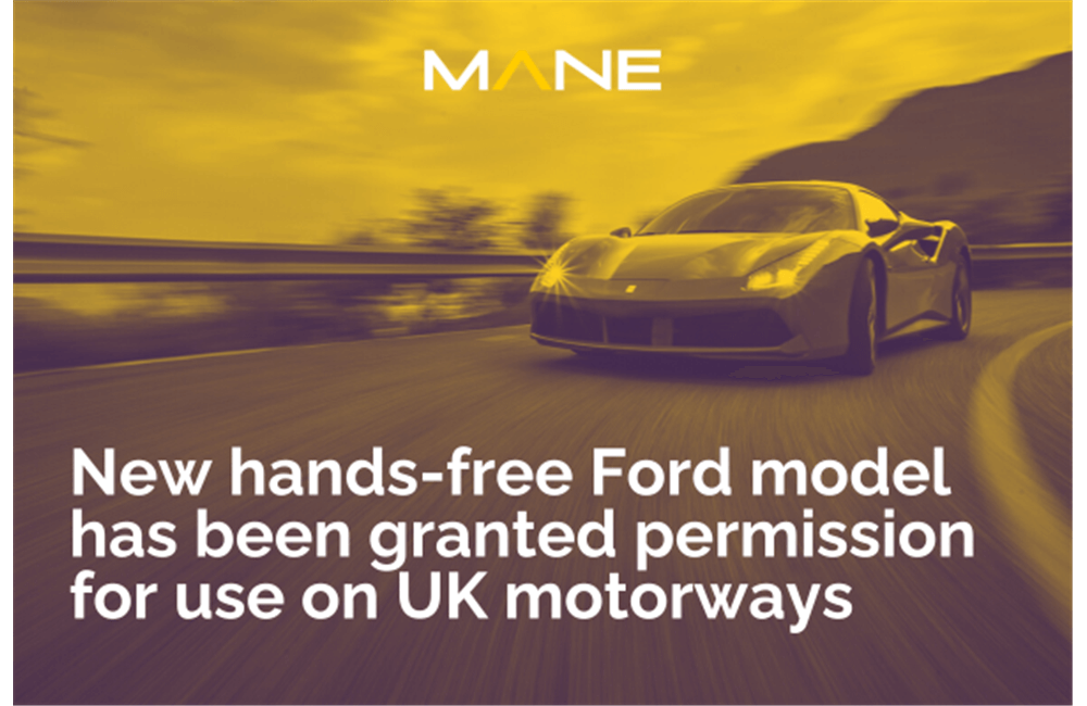 New hands-free Ford model has been granted permission for use on UK motorways 