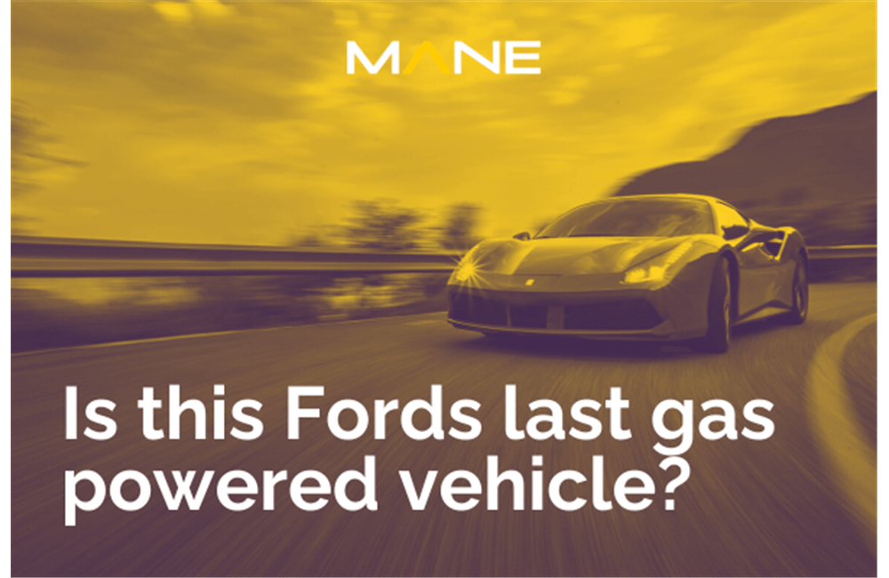 Is this Fords last gas powered vehicle?