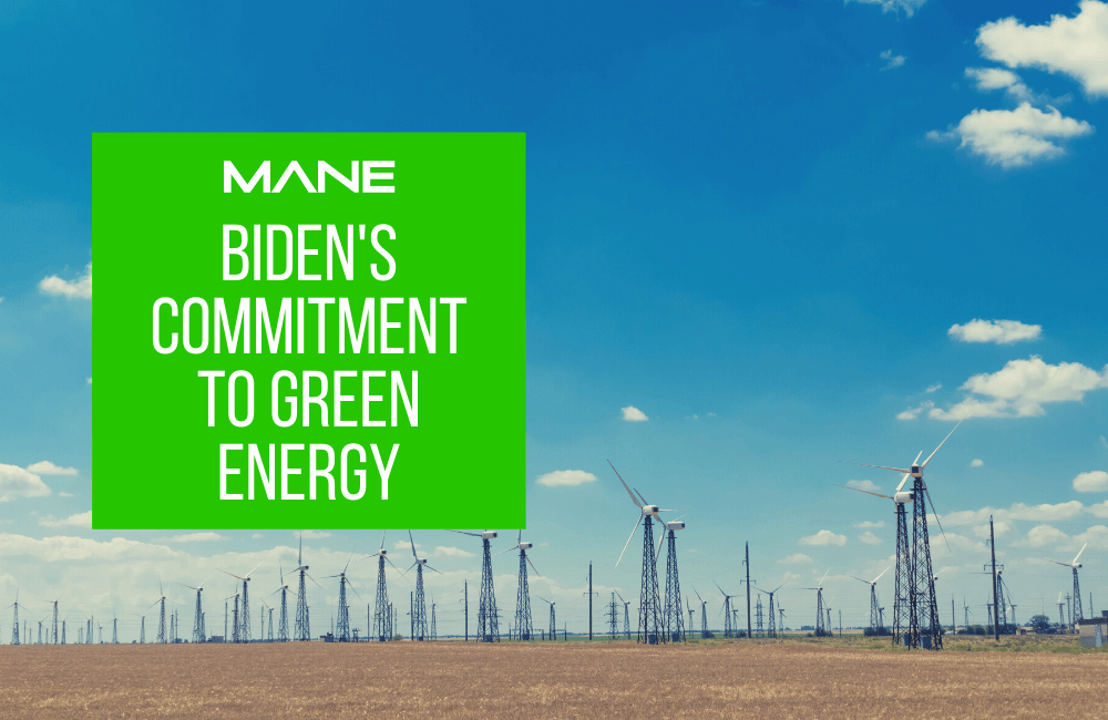 Biden's commitment to green energy