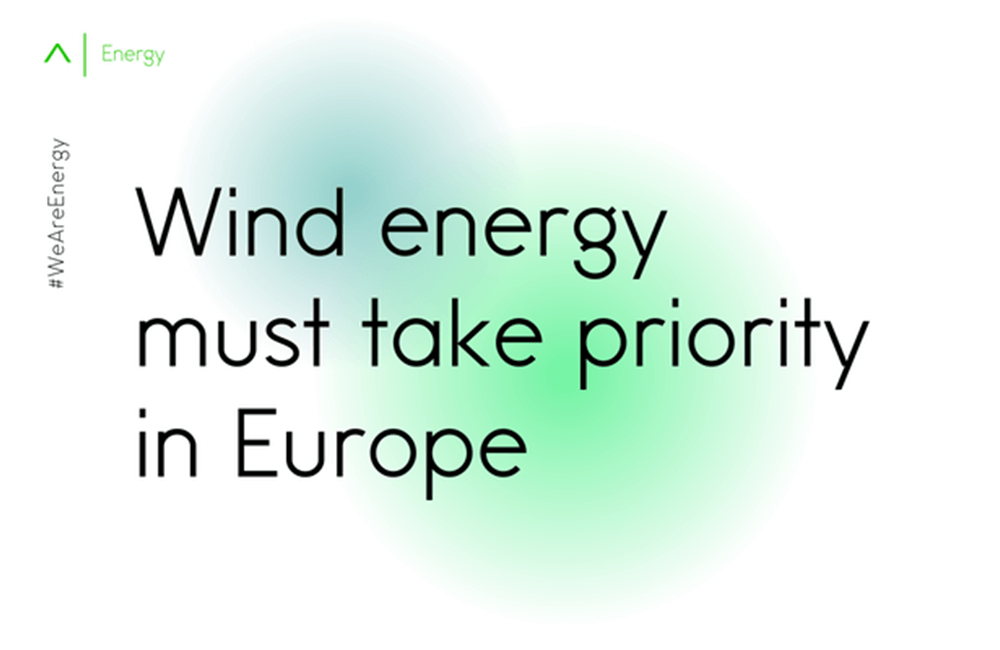 Wind energy must take priority in Europe