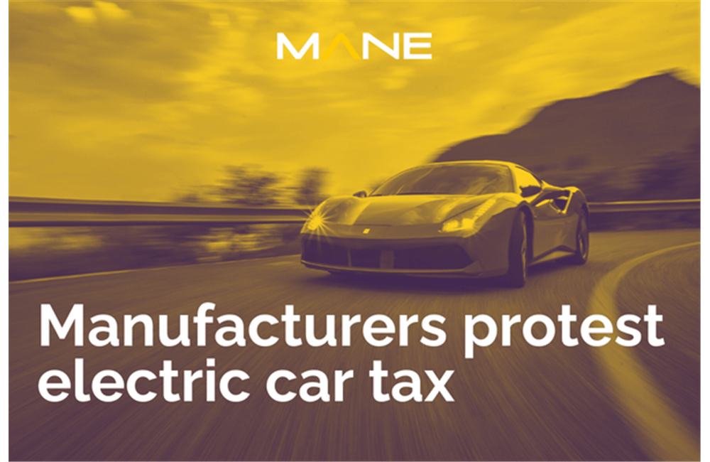 Manufacturers protest electric car tax