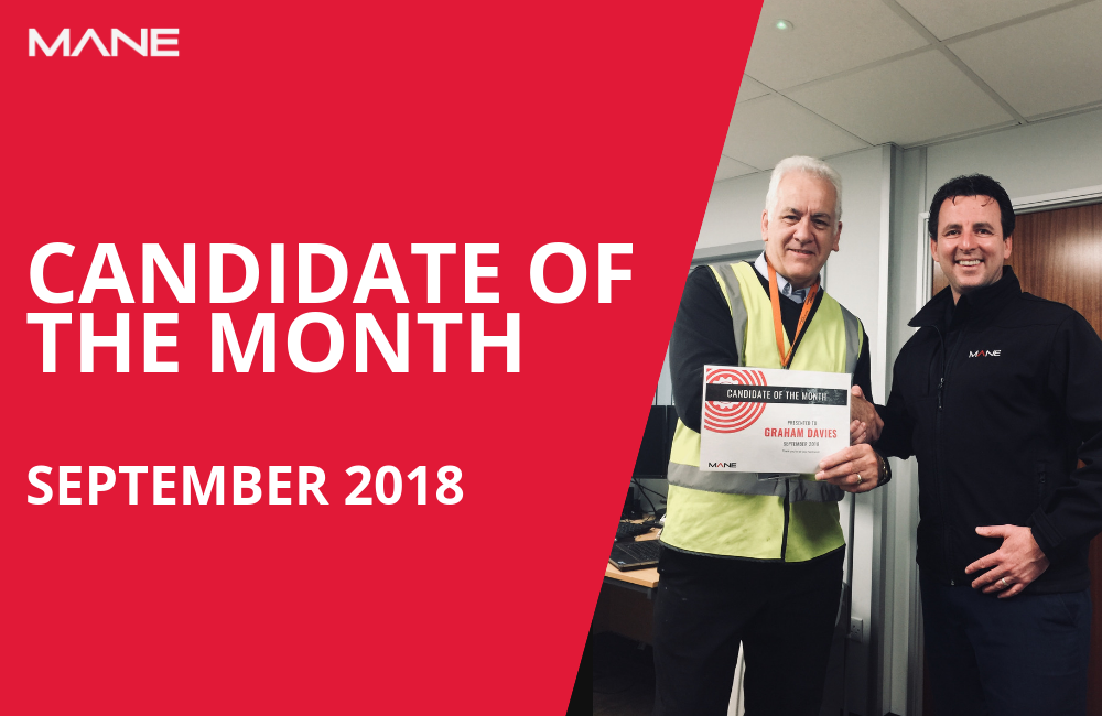 Candidate of the Month - September 2018