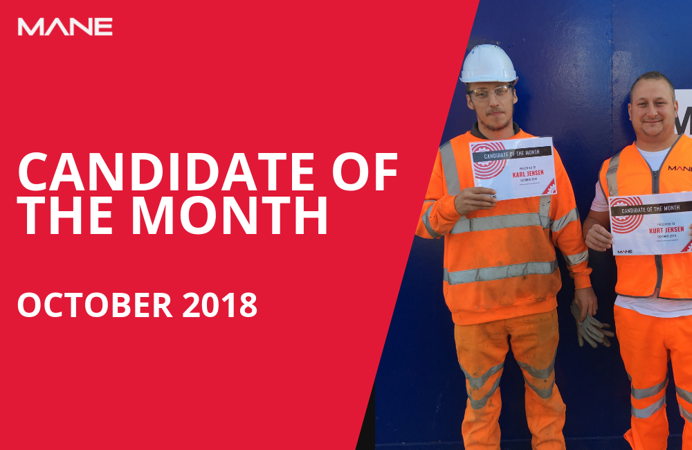 Candidate of the Month - October 2018