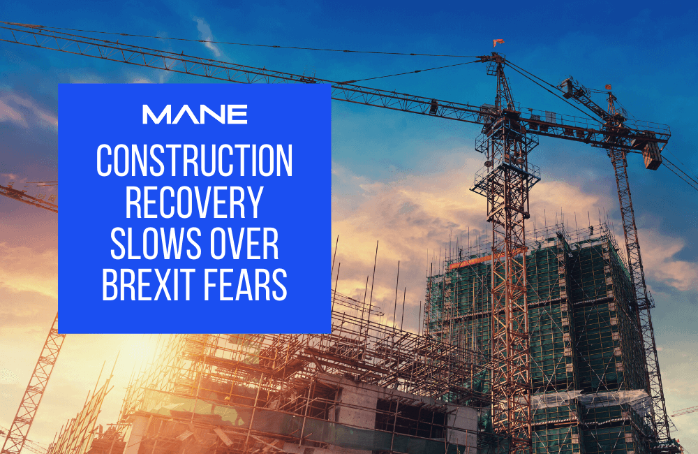 Construction recovery slows over Brexit fears