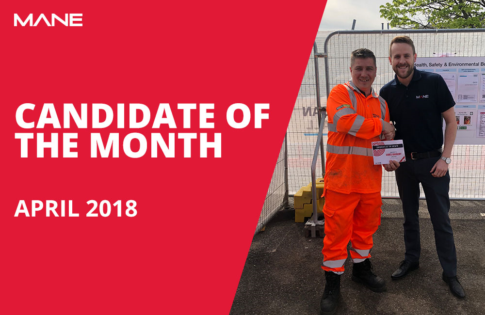 Candidate of the Month - April 2018