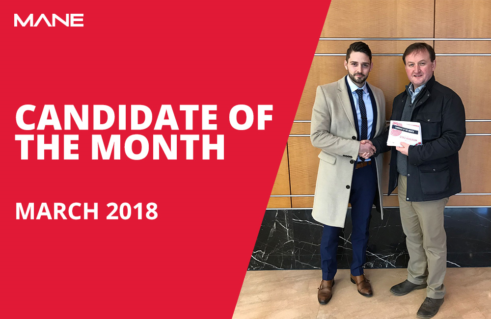 Candidate of the Month - March 2018