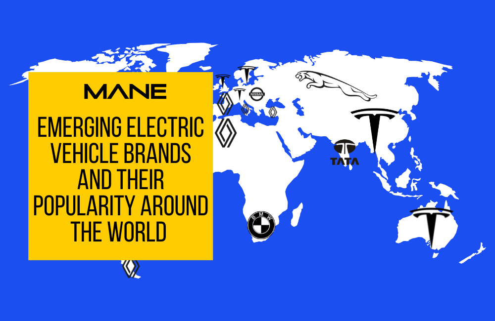 Emerging Electric Vehicle brands and their popularity around the world 