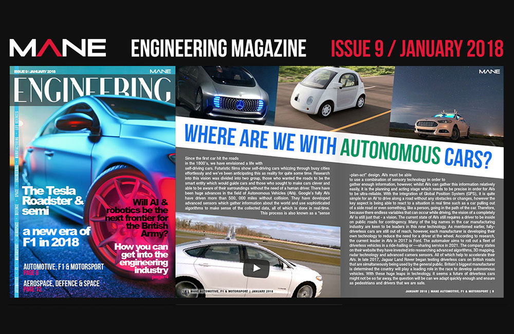 Mane Engineering Magazine Issue 9 - January 2018