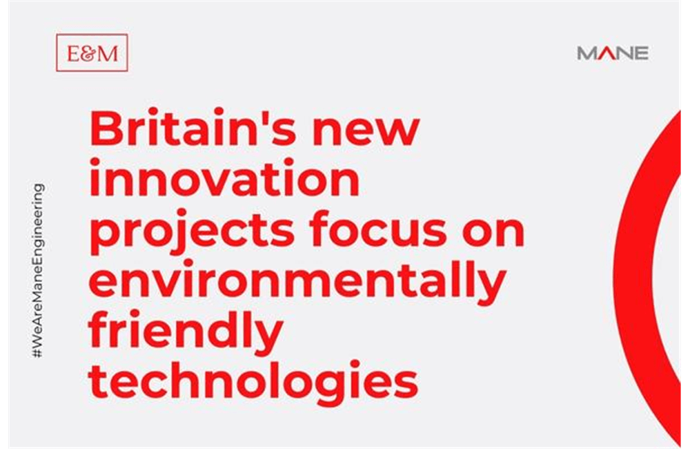 Britain's new innovation projects focus on environmentally friendly technologies