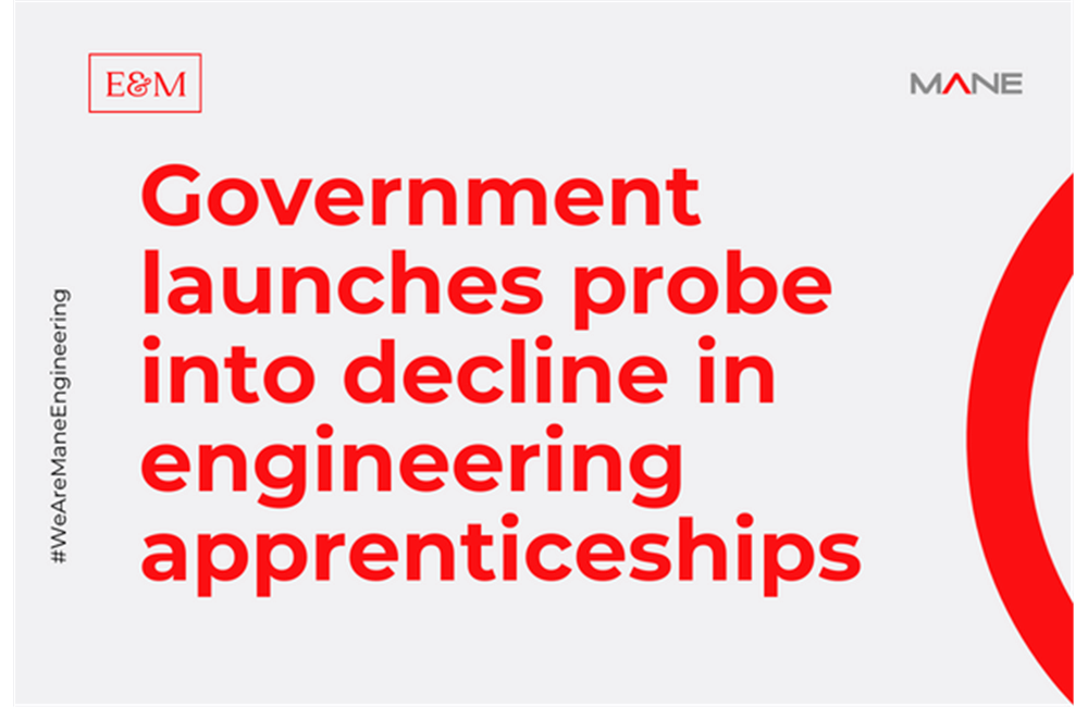 Government launches probe into decline in engineering apprenticeships