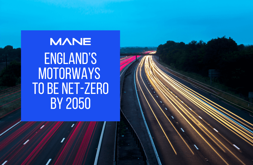 England’s motorways to be net-zero by 2050