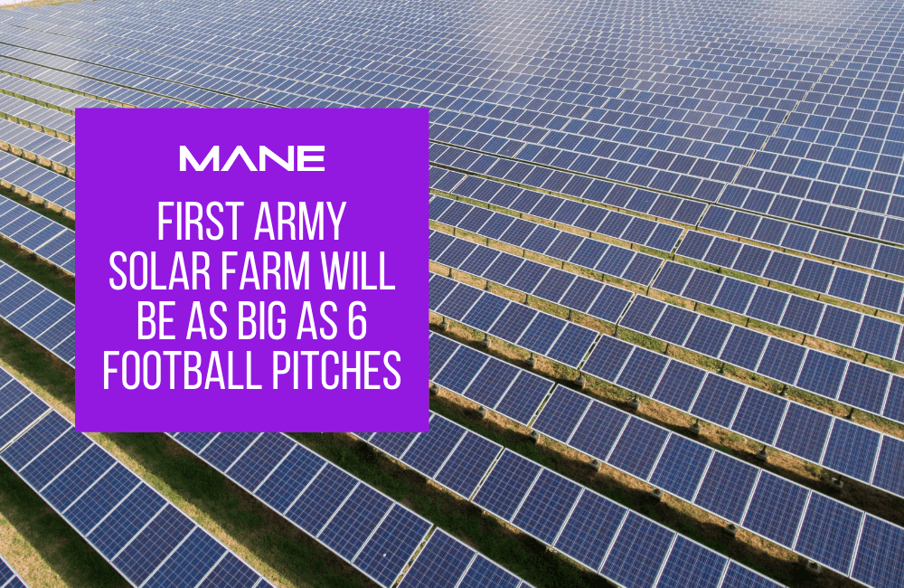 First Army solar farm will be as big as 6 football pitches