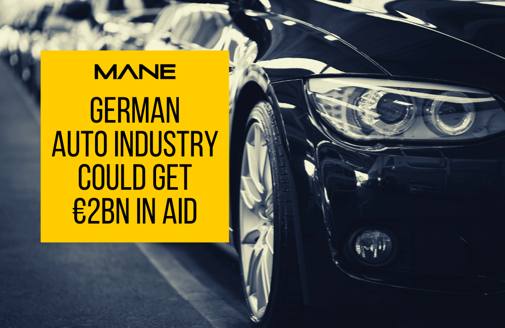 German auto industry could get €2bn in aid