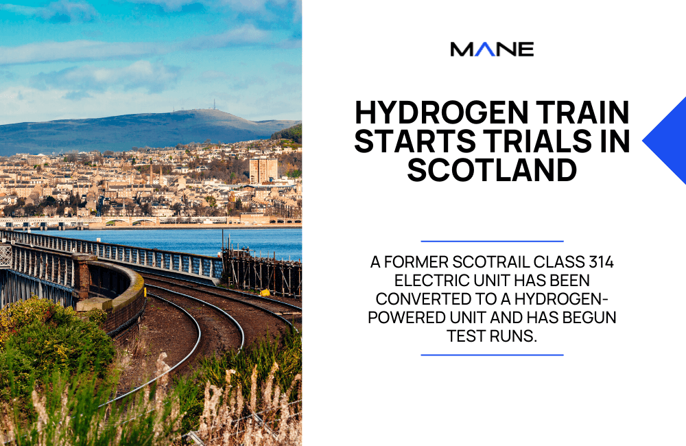 Hydrogen train starts trials in Scotland