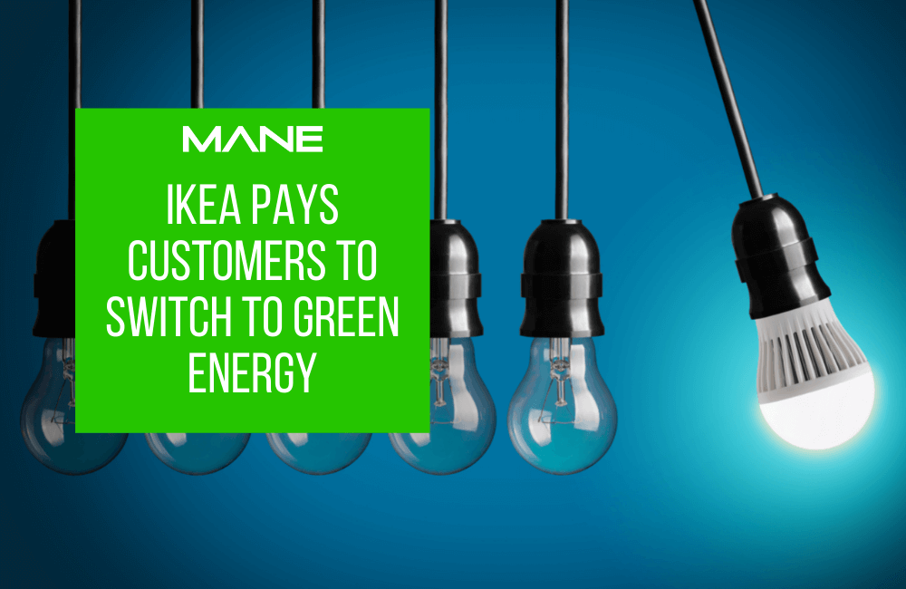 IKEA pays customers to switch to green energy