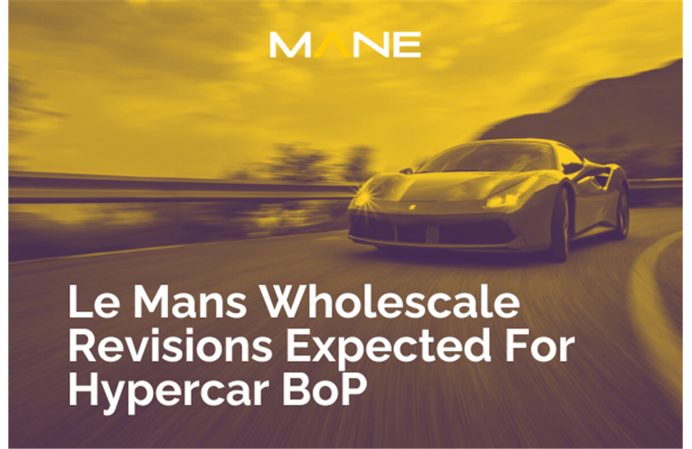 Le Mans Wholescale Revisions Expected For Hypercar BoP