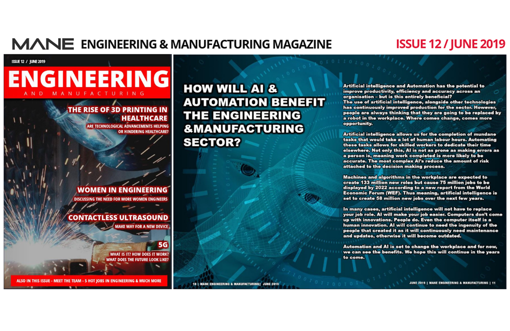 Mane Engineering & Manufacturing Issue 12 - June 2019