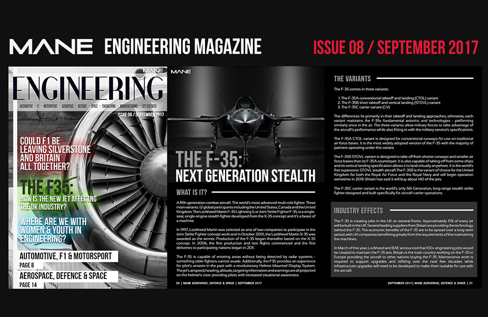 Mane Engineering Magazine - Issue 8 - September 2017