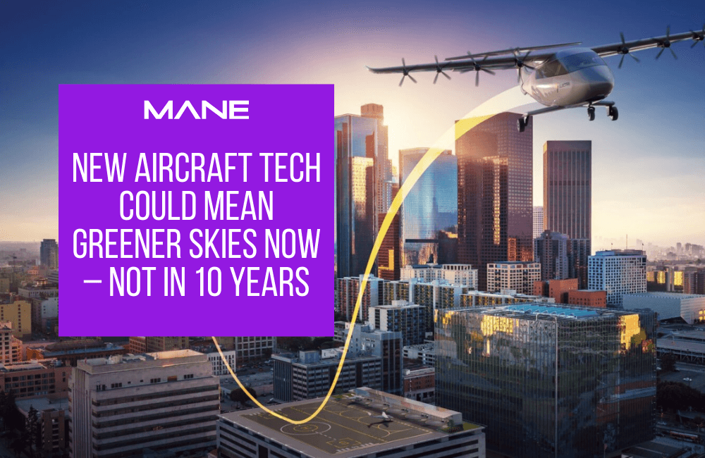 New aircraft tech could mean greener skies now – not in 10 years