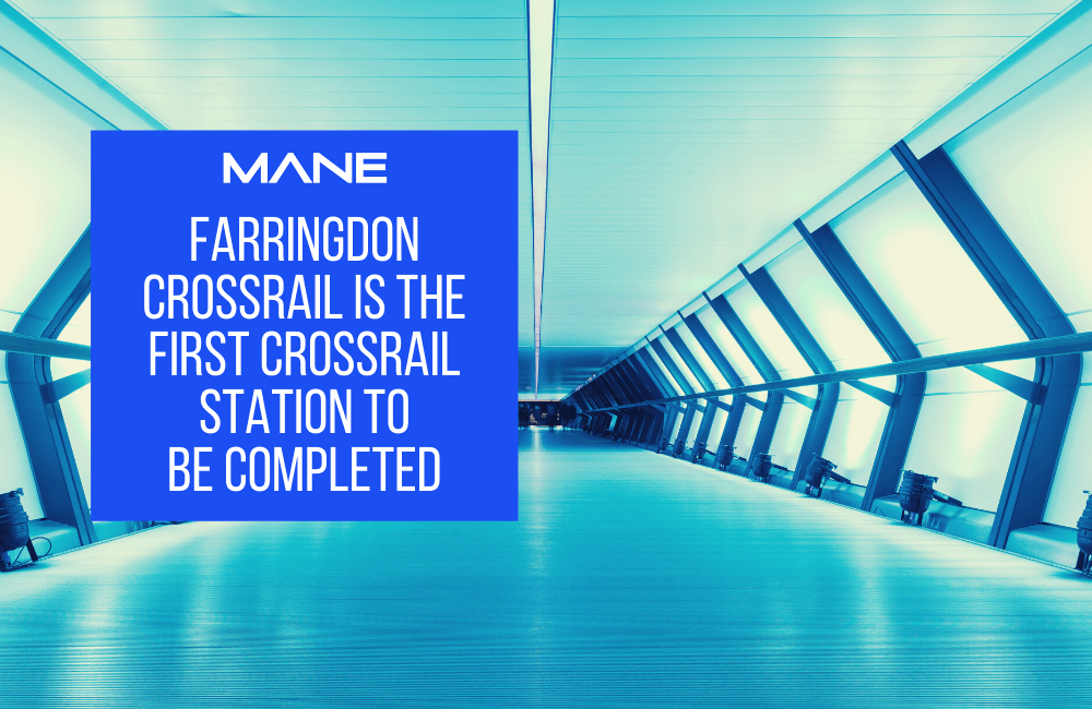 Farringdon Crossrail is the first Crossrail station to be completed