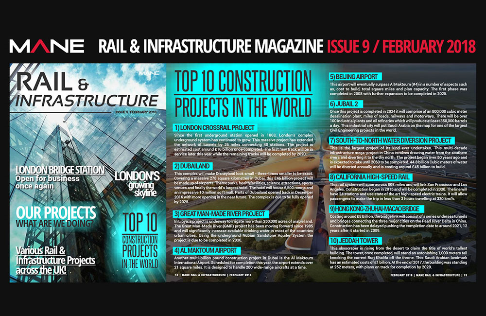 Mane Rail & Infrastructure Magazine Issue 9 - February 2018