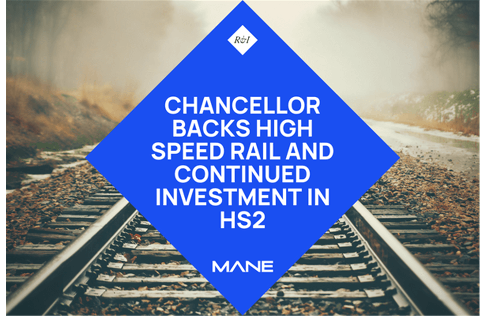 Chancellor backs High Speed Rail and continued investment in HS2