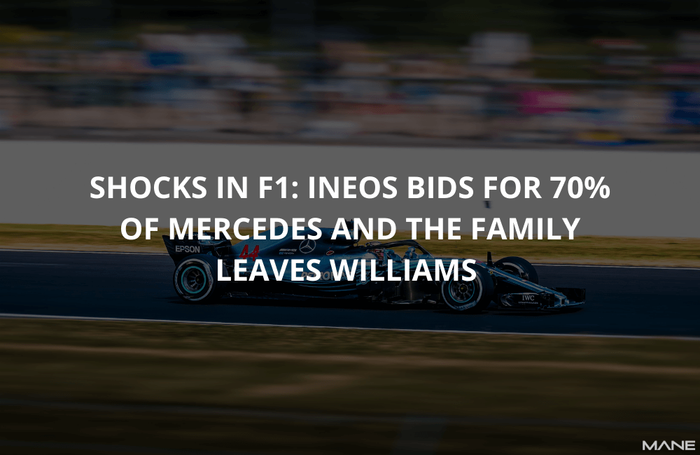 Shocks in F1: Ineos bids for 70% of Mercedes and the family leaves Williams