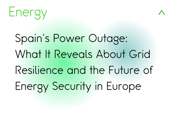 Spain's Power Outage: What It Reveals About Grid Resilience and the Future of Energy Security in Europe