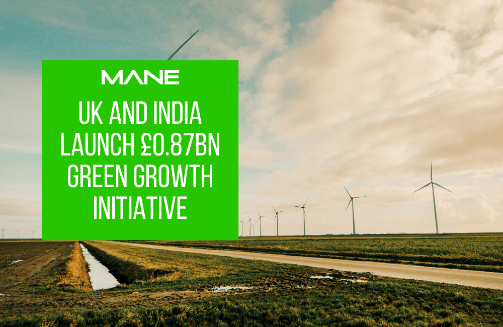 UK and India launch £0.87bn Green Growth Initiative