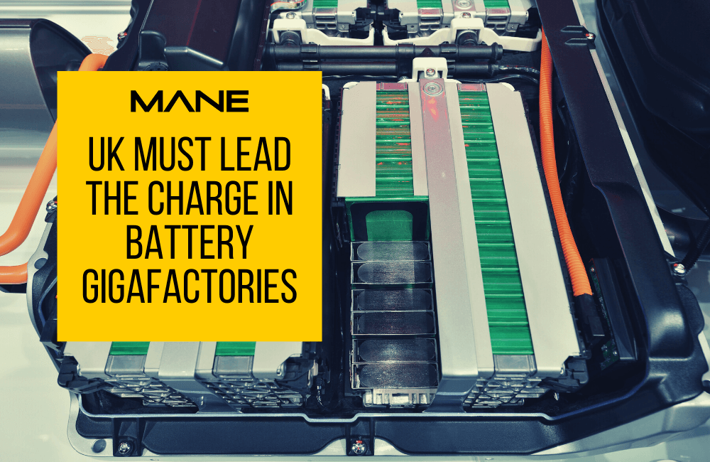 UK must lead the charge in battery gigafactories