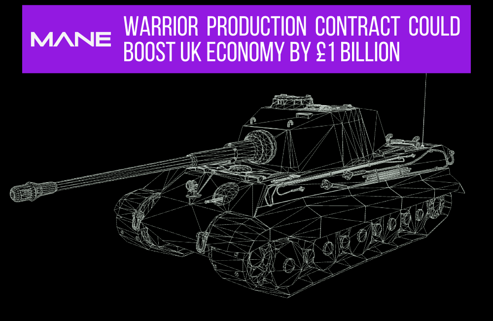 Warrior production contract could boost UK economy by £1 billion