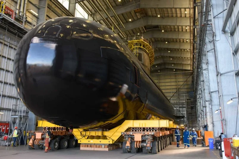Babcock Canada Submarine on land 