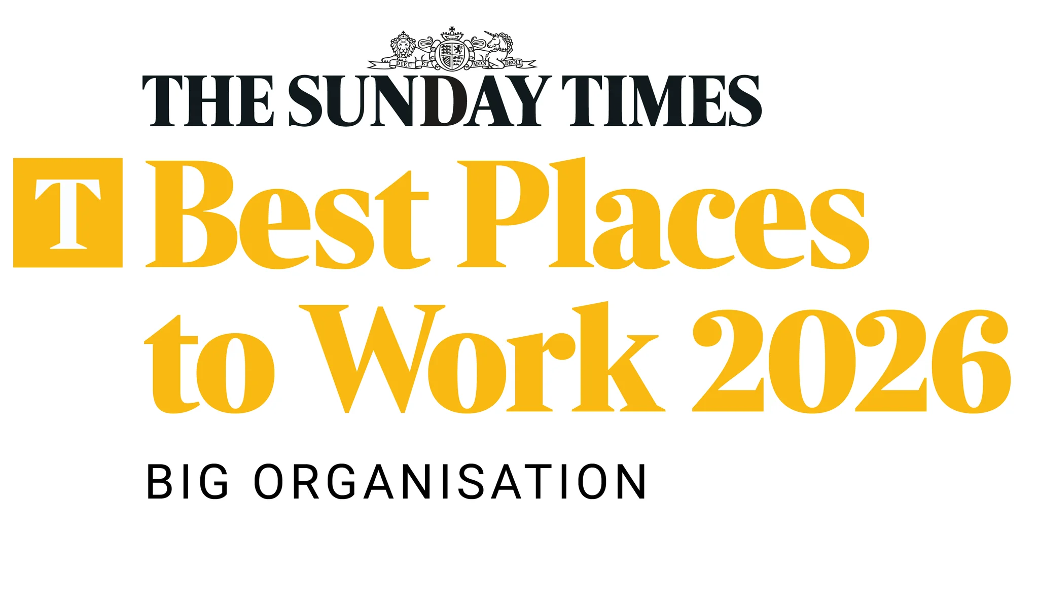 Sunday Time Best Place to Work Logo