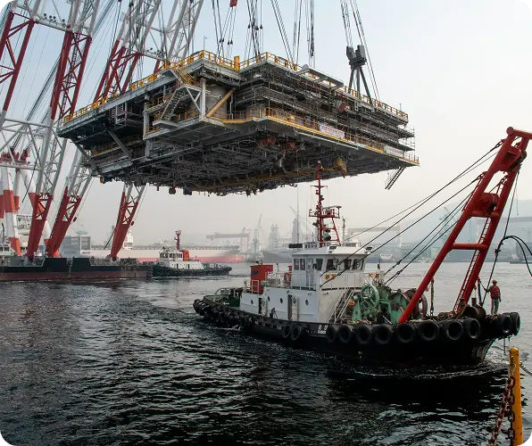 dockyard cranes